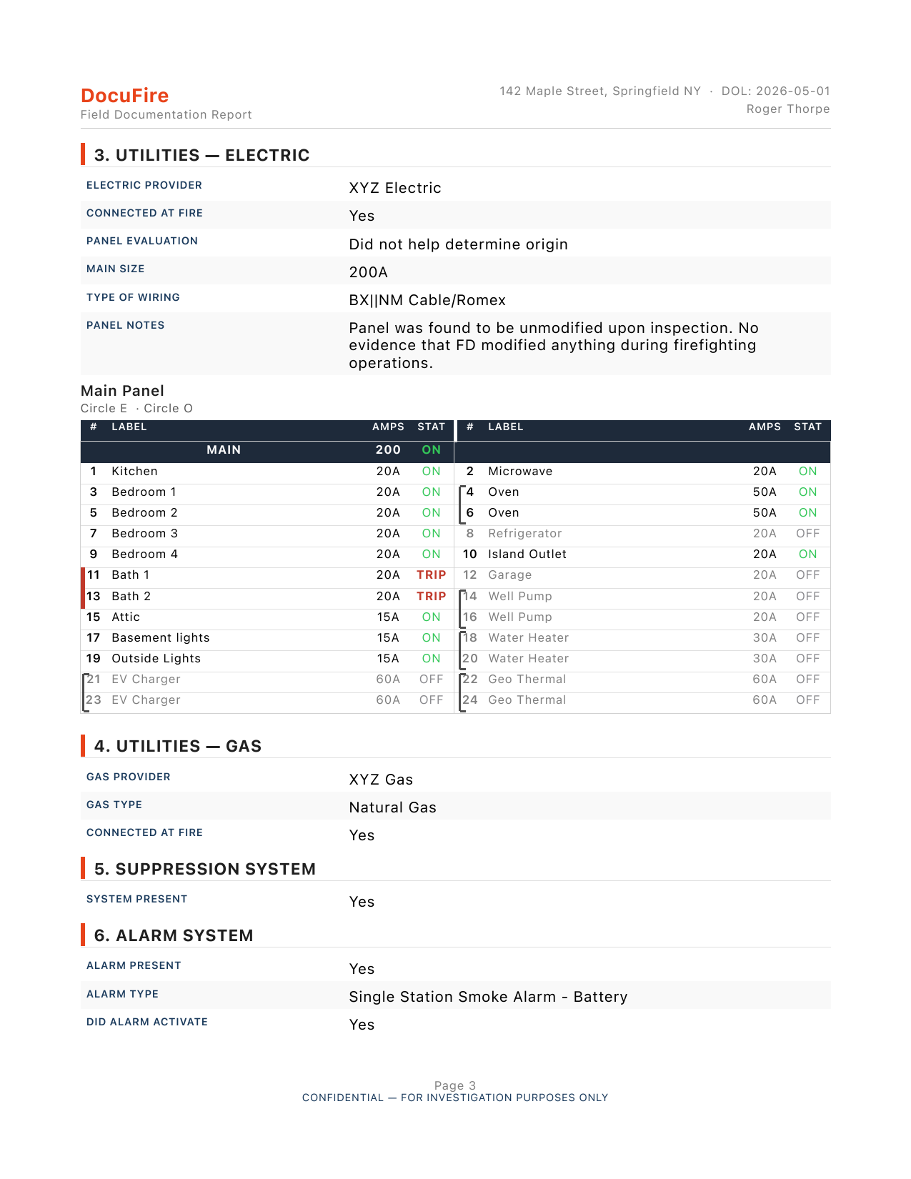 Field Documentation Export — Page 3